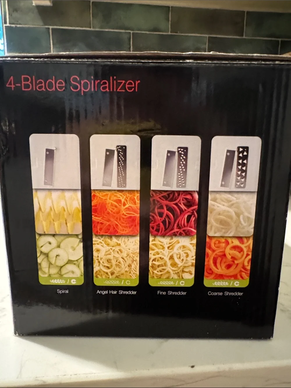 4-Blade Spiralizer - White